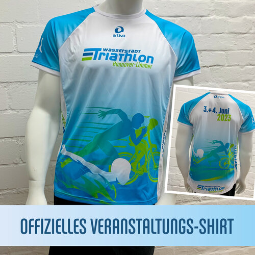 Veranstaltungs-Shirt Wasserstadt Triathlon Herren